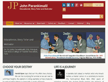 Tablet Screenshot of johnparankimalil.com